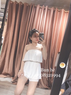 Jum voan lụa cúp ngực