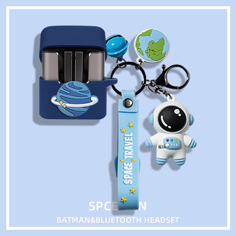 Vỏ Bảo Vệ Hộp Sạc Tai Nghe CC Nano / CC Pro / CG Pro Bằng Silicon Mềm Hình Gấu Hoạt Họa Có Móc Khóa