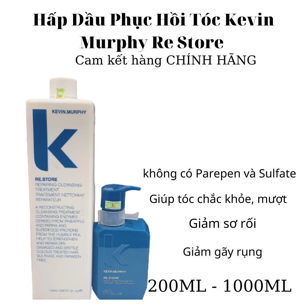 Hấp Dầu Phục Hồi Tóc Kevin Murphy Re Store 200ML/ 1000ML