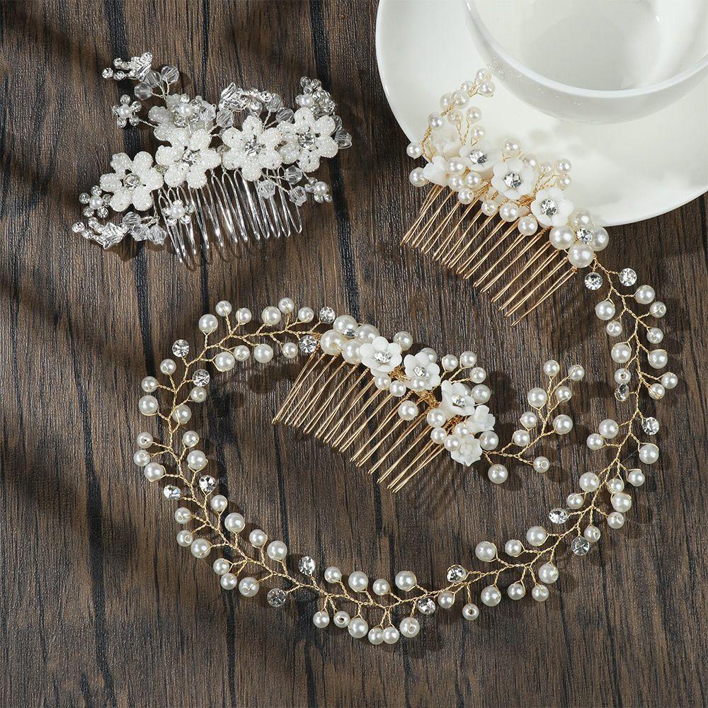 Lược Cài Tóc Cô Dâu Thời Trang|Băng Đô Cài Tóc Cho Nữ