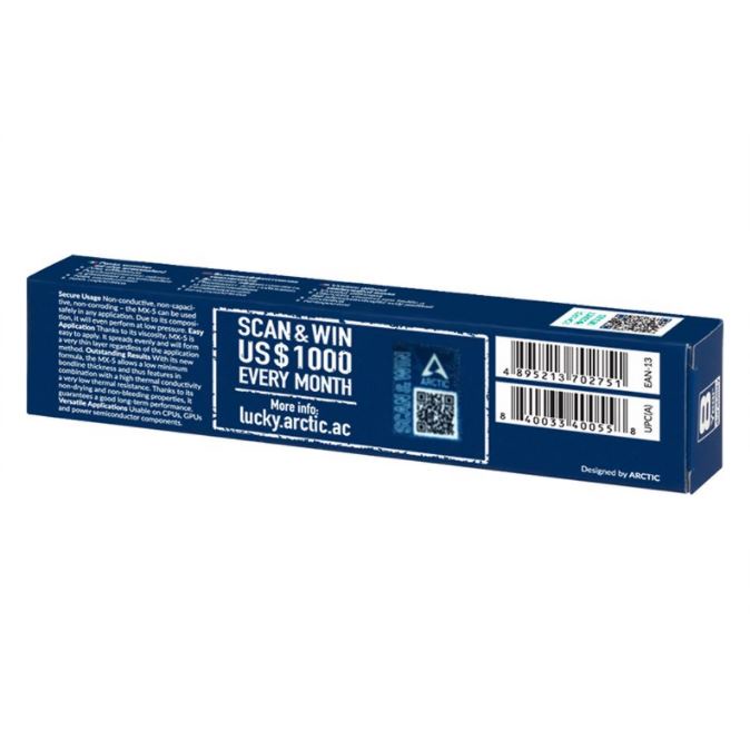 Keo Tản Nhiệt CPU Arctic MX-5 Thermal Compound - Mẫu Mới Nhất 2021