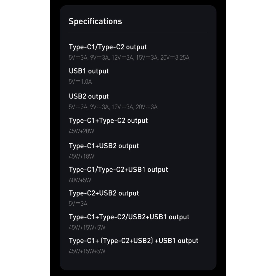Củ Sạc Nhanh Baseus 65W GaN3 Pro 4 Trong 1 USB Type C 4.0 Cho iPhone 13 Pro Max