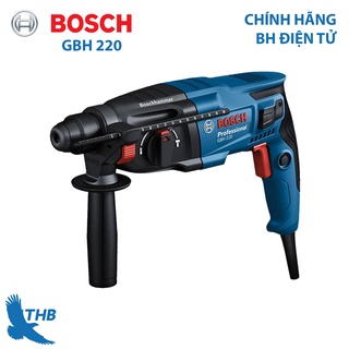 Máy khoan búa Bosch GBH 220 Công suất 720W Bảo hành điện tử chính hãng 6 tháng