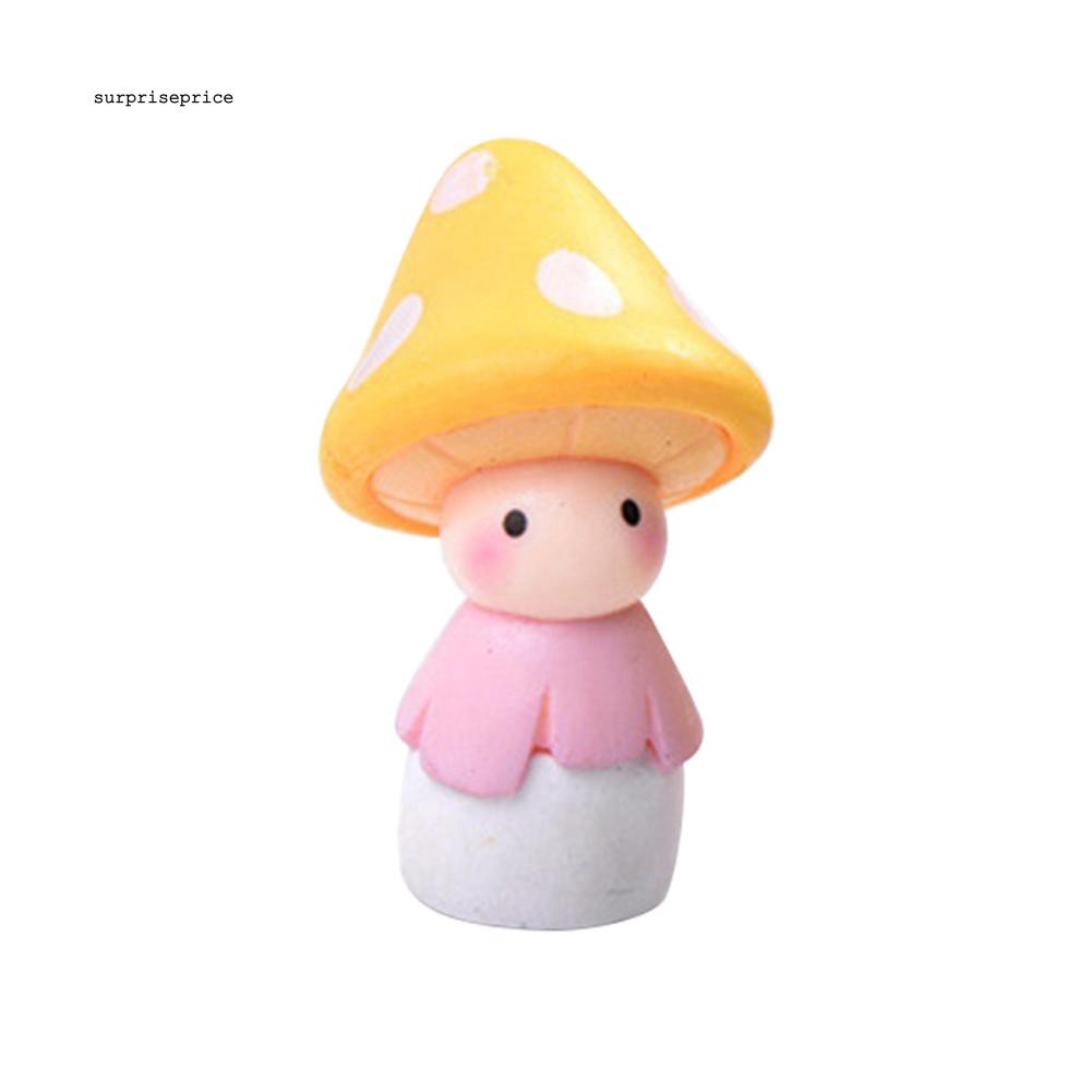 Búp bê nấm trang trí cây cảnh đáng yêu