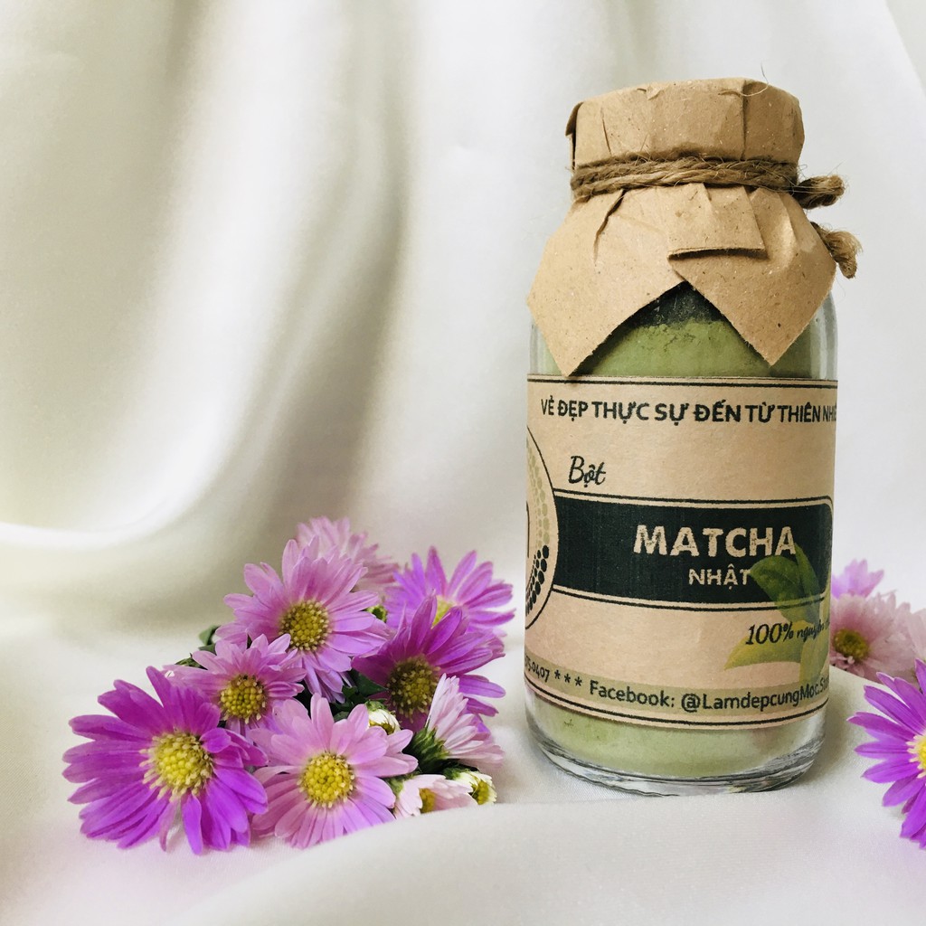 Bột Trà Xanh Matcha thiên nhiên đắp mặt nạ nguyên chất 30g | BigBuy360 - bigbuy360.vn