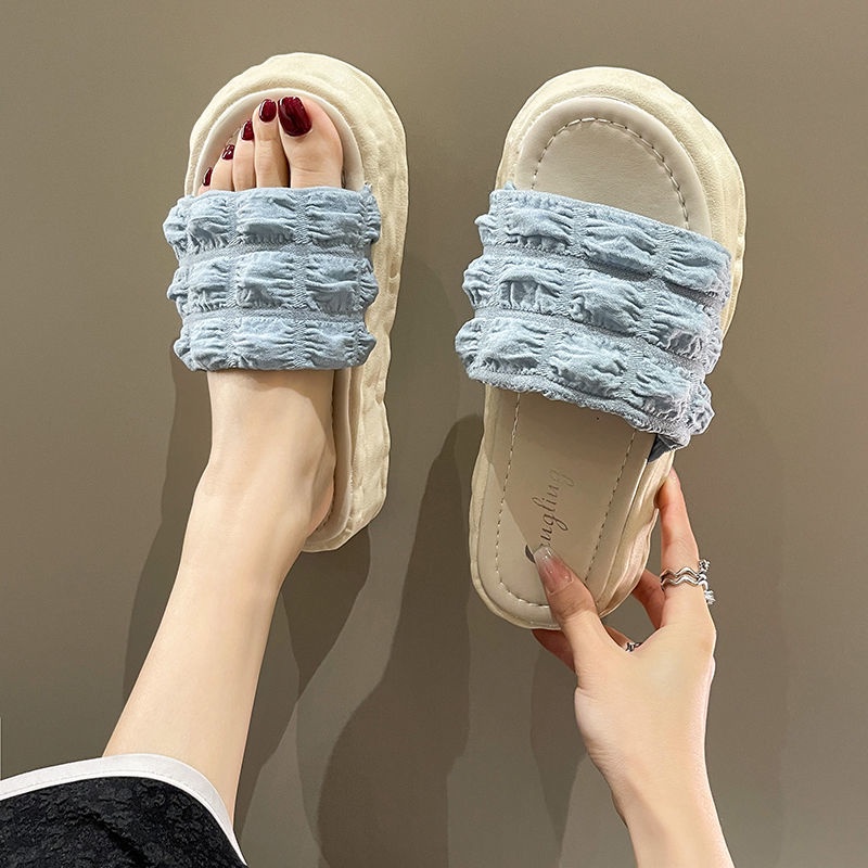 Dép Sandal Đế Dày Phong Cách Hàn Quốc Mới Dễ Phối Đồ