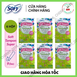 Băng vệ sinh sofy tampon-hộp 9 ống-combo 6 hộp - ảnh sản phẩm 1