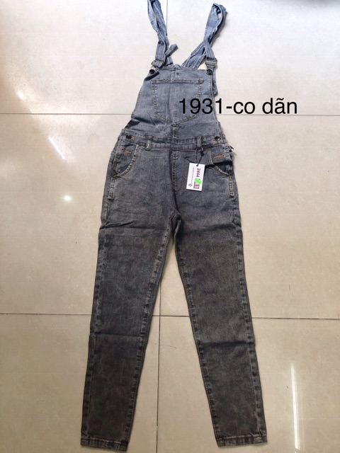 Quần yếm jean ôm body co dãn - quần yếm bò ôm body co dãn | BigBuy360 - bigbuy360.vn