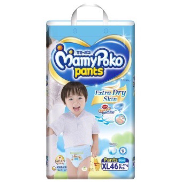 Tã quần Mamypoko XL46(Trai) date 2022