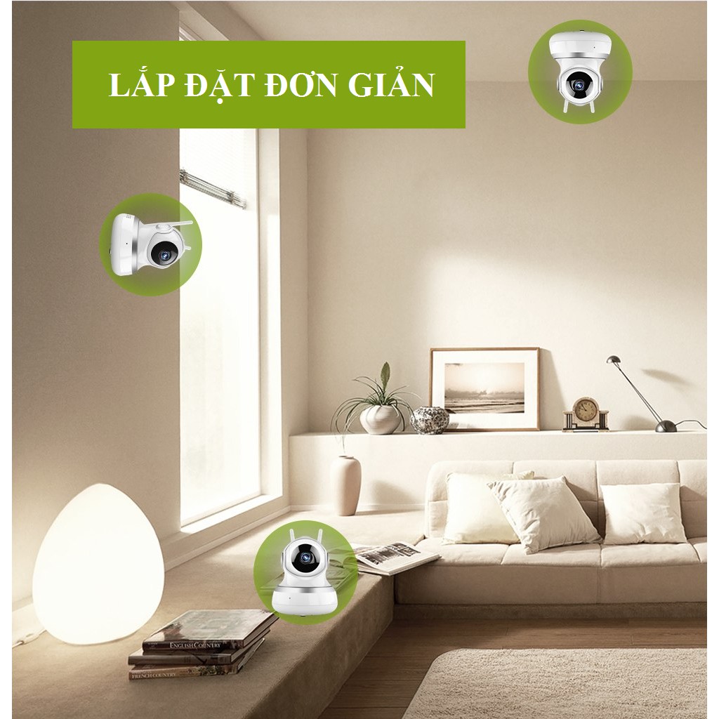 Camera IP Googa Giám Sát Không Dây Từ Xa 1080P Energreen