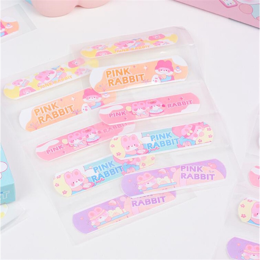 Băng Cá Nhân Cute, Băng Cá Nhân Hộp 20 Miếng Mẫu Hồng Xinh Xắn