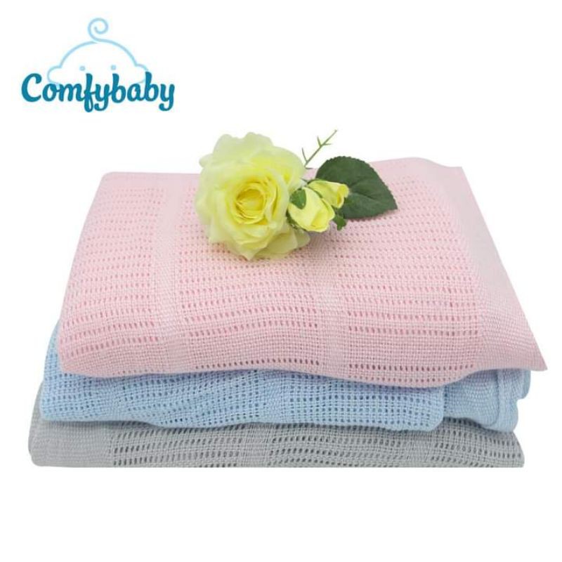 [Mã 267FMCGSALE giảm 8% đơn 500K] Chăn lưới chống ngạt Bamboo Comfy Baby (100% sợi tre)