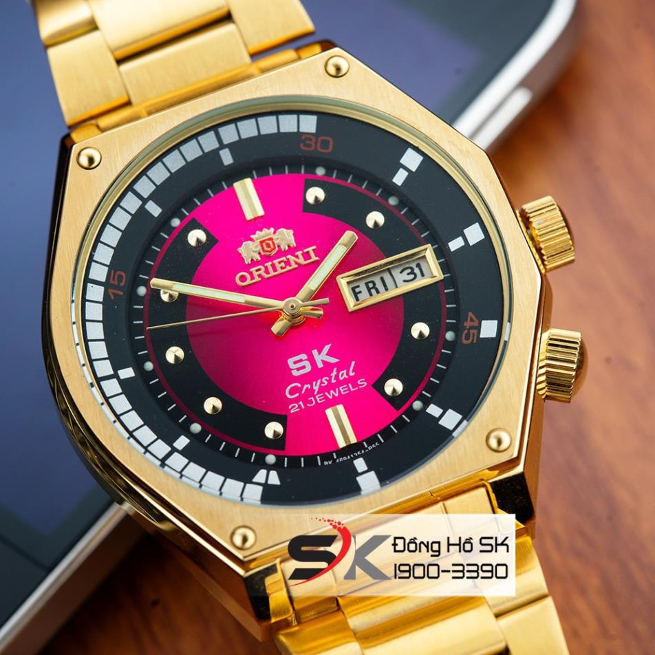 Đồng Hồ Cơ Nam Orient SK Mặt Lửa Automatic FEMAL002H9