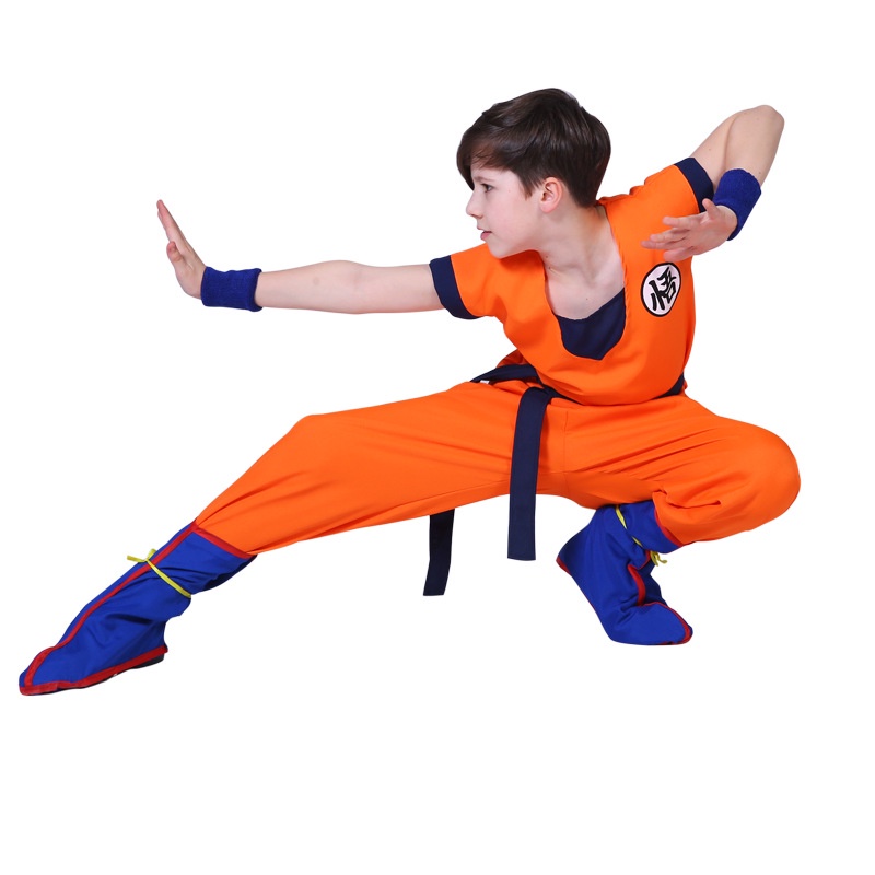 Trang phục Halloween Dragon Ball, trang phục lạ mắt cho trẻ em, trang phục cosplay, trang phục Goku