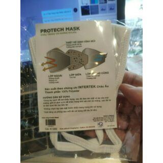 1 chiếc khẩu trang vải kháng khuẩn PROTECH MASK