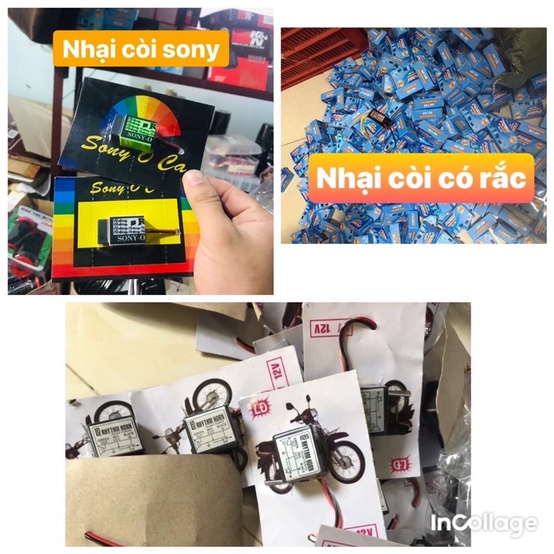 Nhại Còi Xe Máy [Nháy Còi Nhanh] lắp các dòng xe phổ thông.