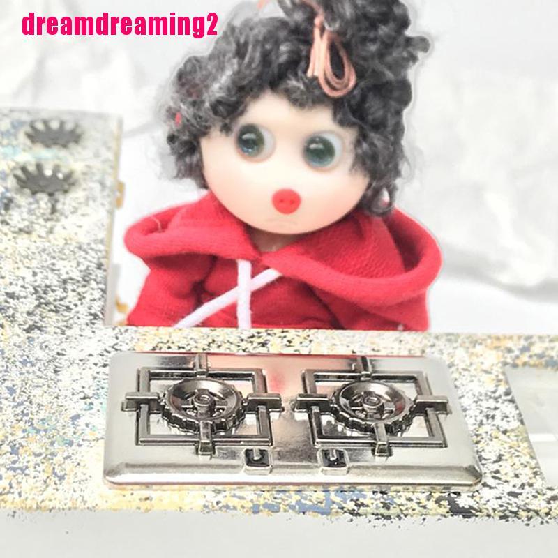 1 Bộ Bếp Ga Mini Tỉ Lệ 1: 1 Trang Trí Nhà Búp Bê