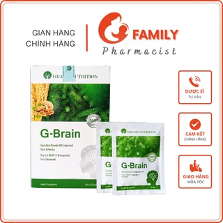 [Mua 3 TẶNG 1] - Cốm trí não G-BRAIN - Bổ sung DHA & Vitamin tăng cường phát triển não nộ