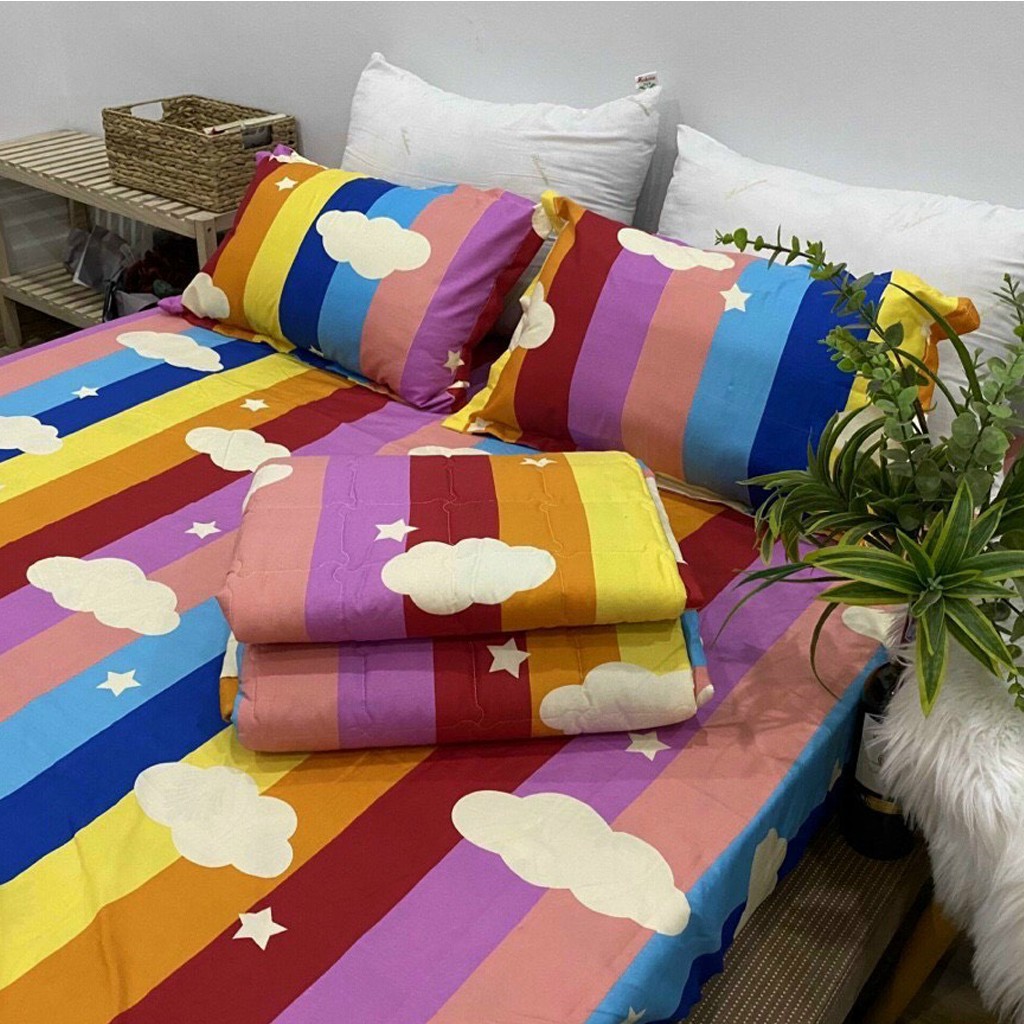 [QUÀ TẶNG KHẨU TRANG] Ga gối poly bộ ga gối Cotton Hàn Quốc đáng yêu Gosan | BigBuy360 - bigbuy360.vn