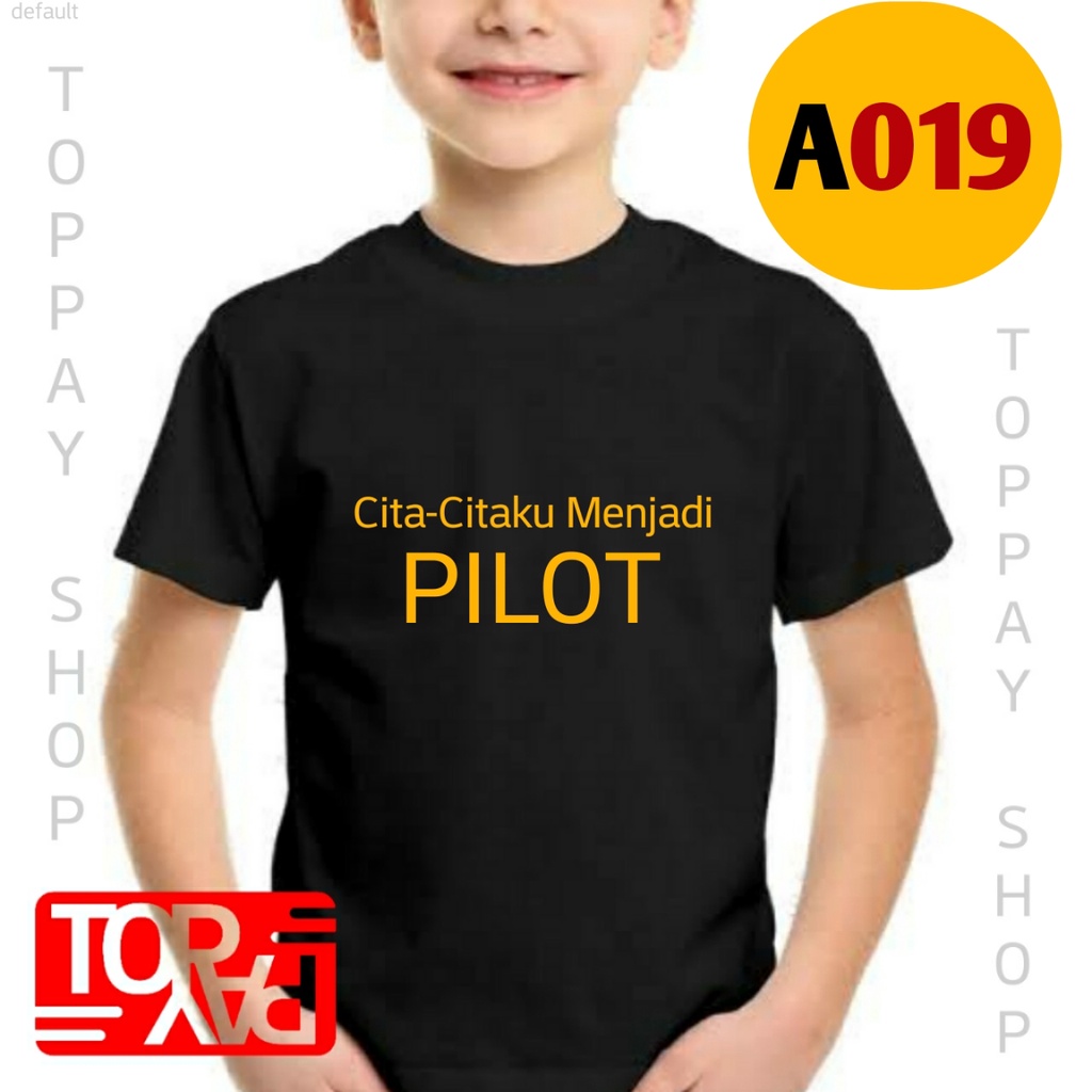 Áo thun in hình phi công A019 My Story Become A pilot Of 1 2 3 4 5 6 tuổi