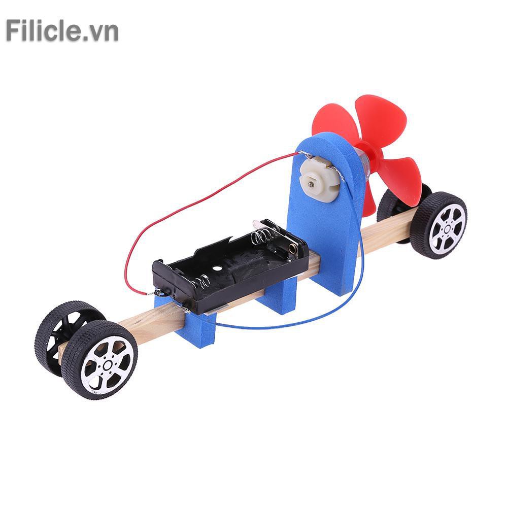 Đồ chơi Speed Change Racing Car Kid DIY Assembled Toy Aerodynamic Car Material Tool