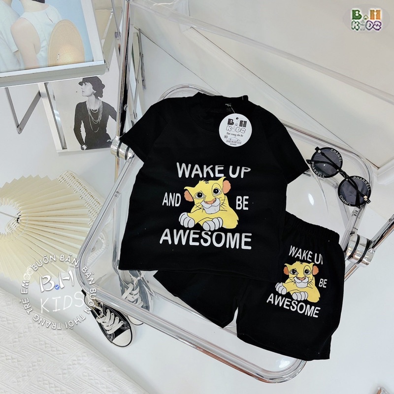 Cặp chó WAKE UP bé trai