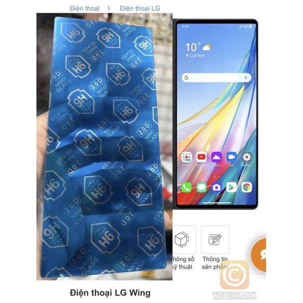 Dán PPF LG Velvet ,Wing ,V50,V50S,Q92,mặt trước sau trong,nhám