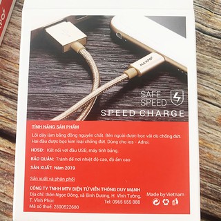 Dây Cáp Sạc 2m Micro USB Maxpo