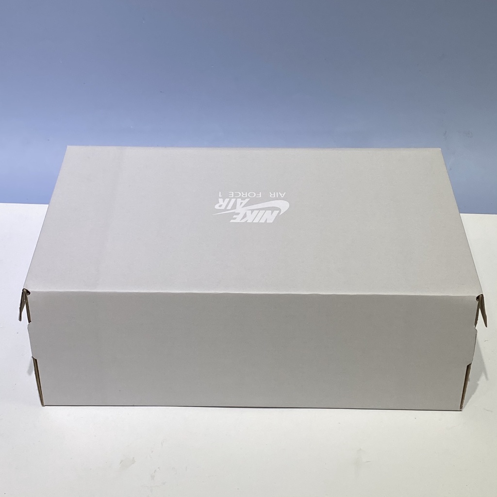 Hộp giấy carton AF1 Xám đựng giày dép quần áo mũ nón gói quà đóng hàng giá rẻ kèm bill thẻ giấy lụa nhật