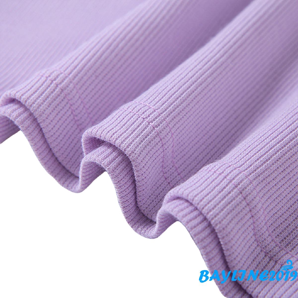 Áo Croptop Thiết Kế Dây Vòng Qua Gáy Màu Trơn Hở Lưng Gợi Cảm Dành Cho Nữ