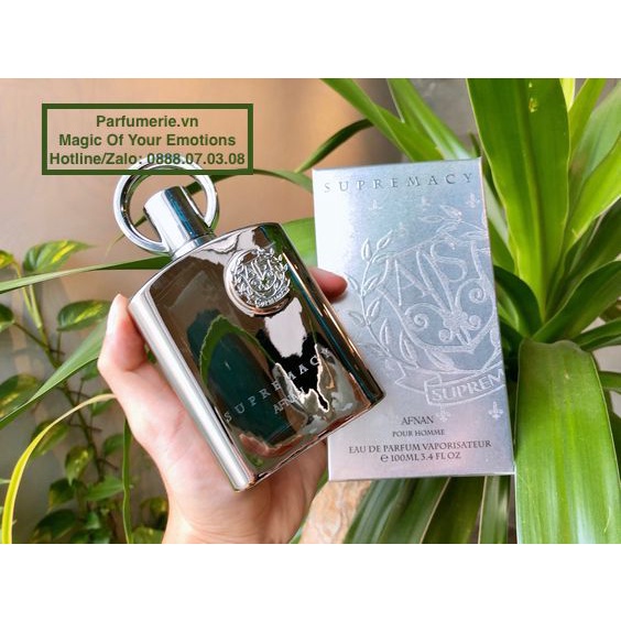 [Chính hãng - Chiết 10ml] Nước hoa nam mùi hương mạnh mẽ thơm lâu cực đỉnh Afnan Supremacy Silver EDP