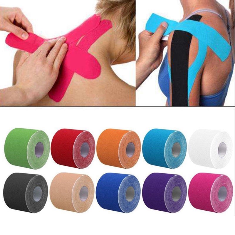 Cuộn Băng Dán Sơ Cứu Cơ Thể Bằng Cotton 5m Kháng Nước Giảm Đau