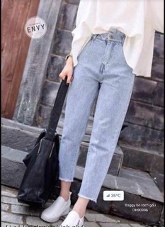 Quần baggy bò rua gấu -DH