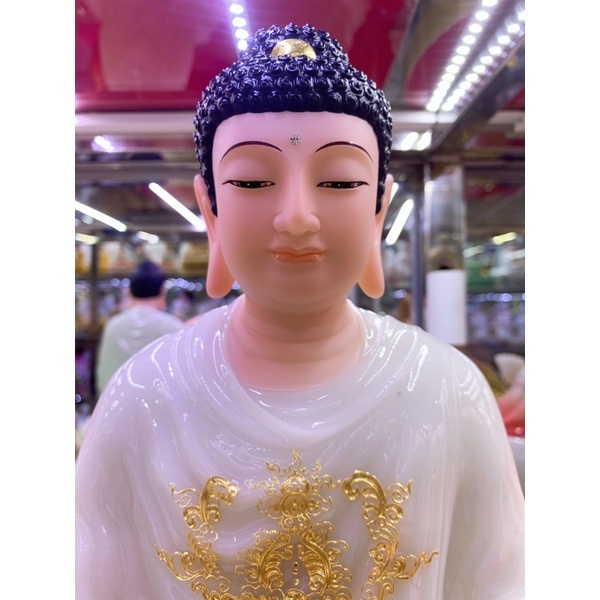 Tượng Phật Tổ - Tượng Bổn Sư Thích Ca ngồi trên đài sen bát giác - Thích Ca Mâu Ni