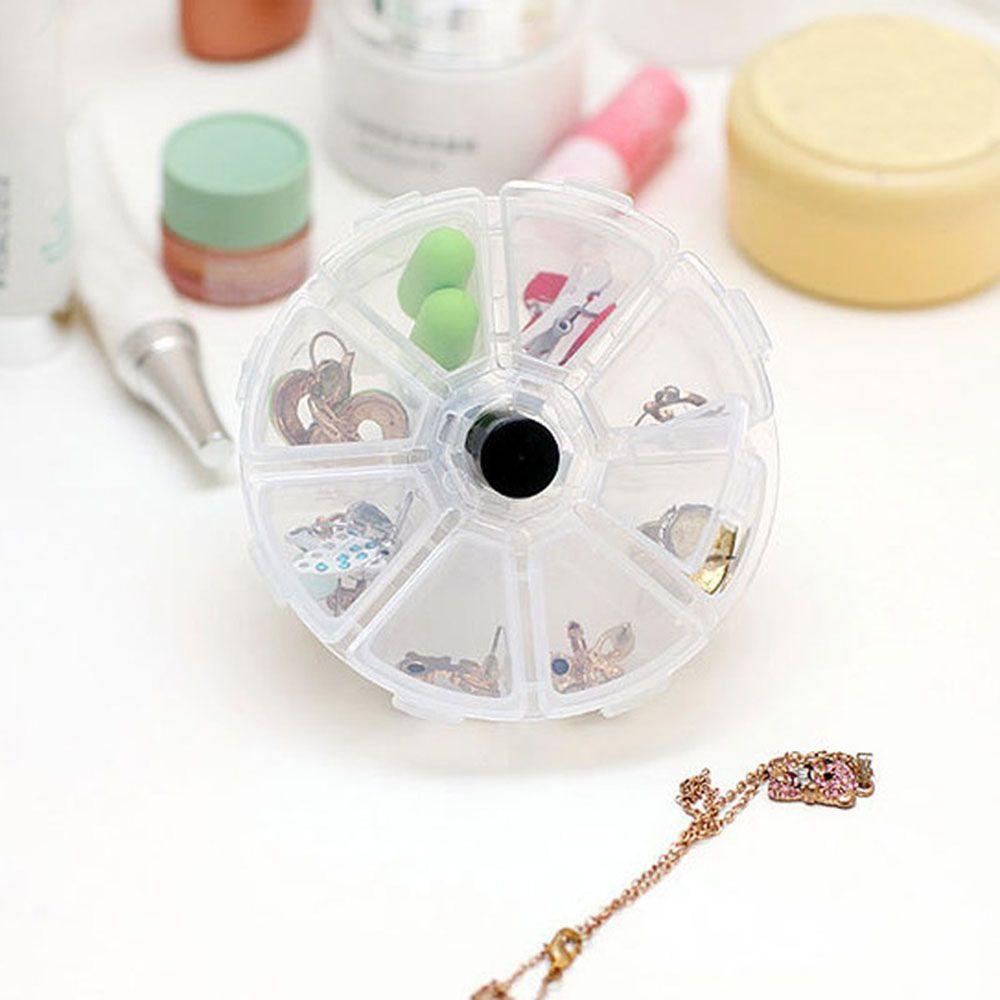 Hộp Đựng Trang Sức Trong Suốt 8 Ngăn DIY