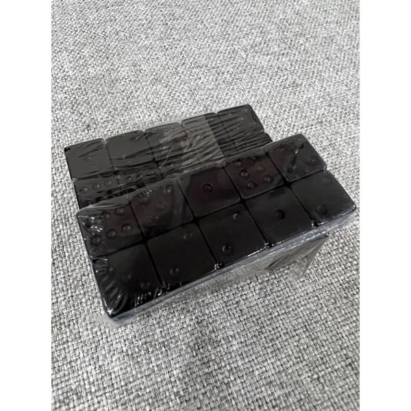 Set 4 viên xúc cắc xí ngầu đen không màu siêu đẹp cạnh vuông 15mm