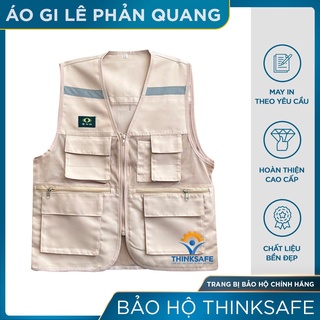 Áo gile , áo phản quang giá rẻ, gi lê cho kỹ sư, áo lưới công nhân, vải Pangrim Hàn Quốc cao rất đẹp