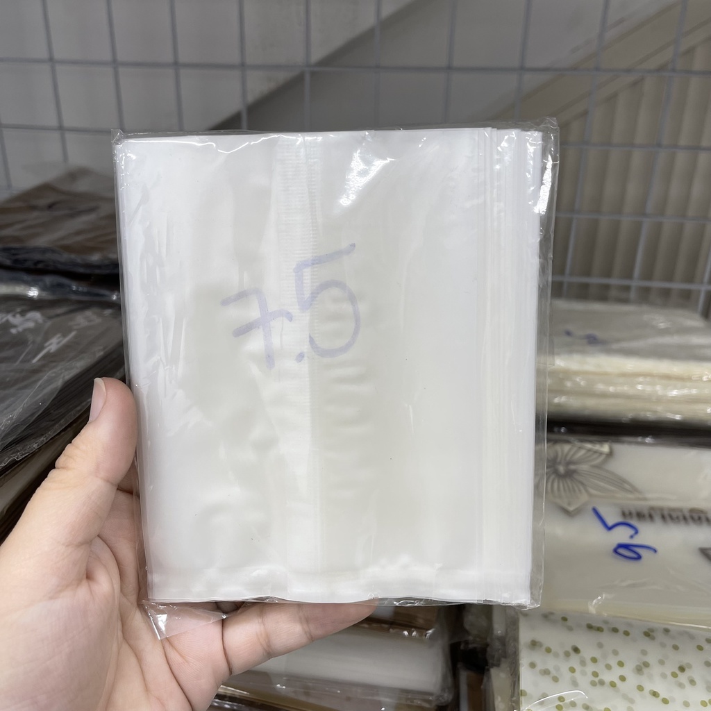 Túi hàn bánh xấp 50c - 7.5 cho bánh 75g (mẫu chọn ngẫu nhiên)