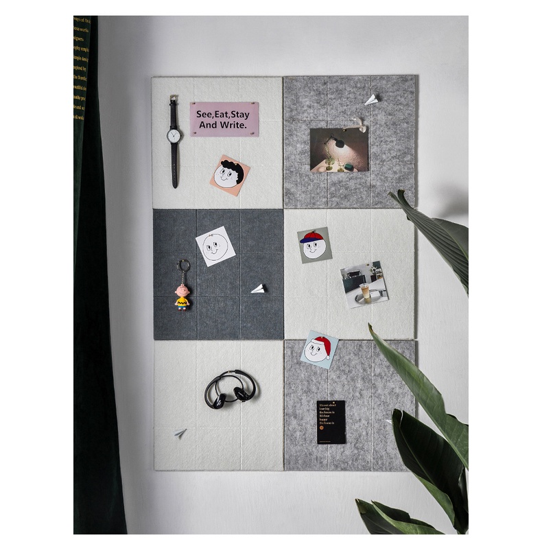Bảng nỉ dán tường treo ảnh, postcard trang trí Tặng Kèm đinh ghim
