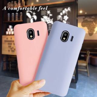 Ốp điện thoại TPU silicone mềm màu kẹo thời trang cho Samsung Galaxy J4 2018 J400 J400F SM-J400F
