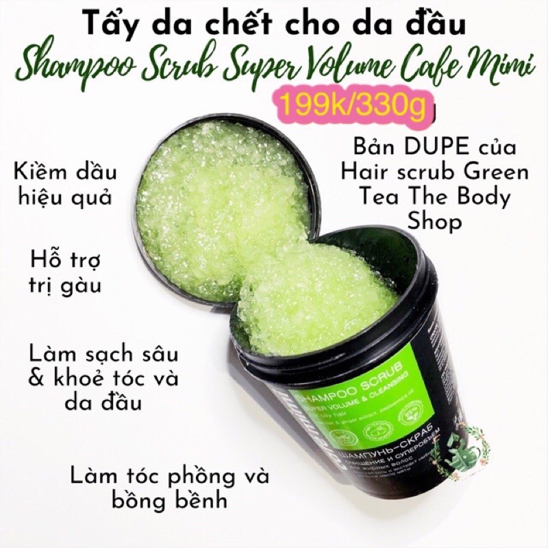 Tẩy da chết tóc CafeMiMi
