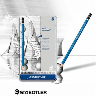 Chì Đức  6/12/24 cây hộp thiếc Staedtler