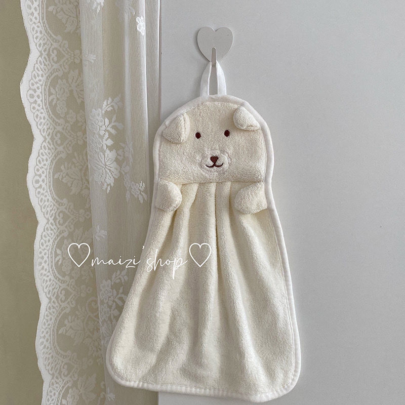 Khăn lau tay hình động vật dễ thương thấm hút tốt tiện dụng