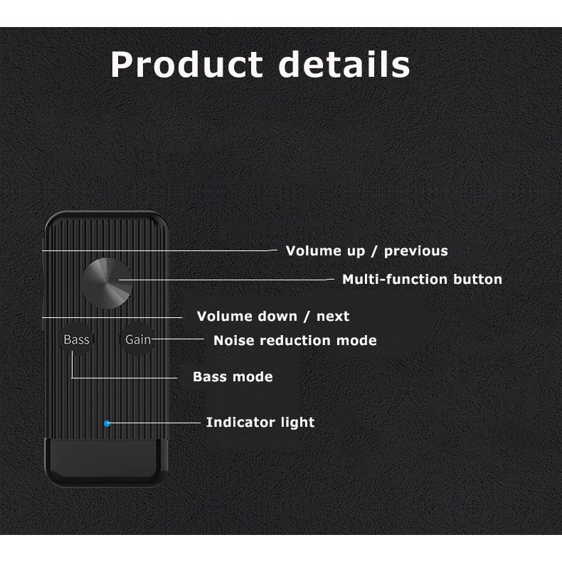 Thiết Bị Nhận Tín Hiệu bluetooth 5.0 Jack Cắm 3.5mm