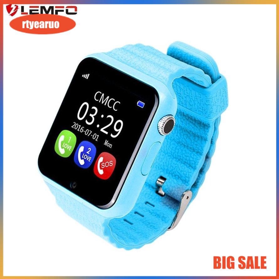 【199k0207】LEMFO V7K Children Smart Watch Safety Monitor Location Tracker Waterproof