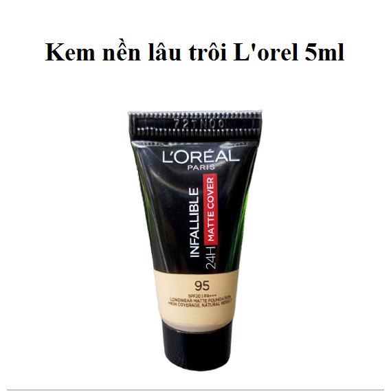 Kem nền lâu trôi Loreal 5ml (Mẫu thử mimi)