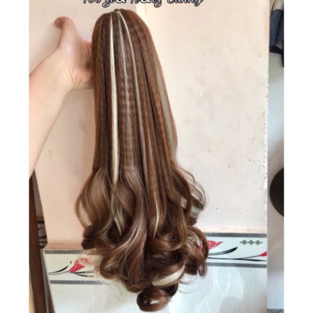 Tóc ngoặm xoăn line bấm phồng