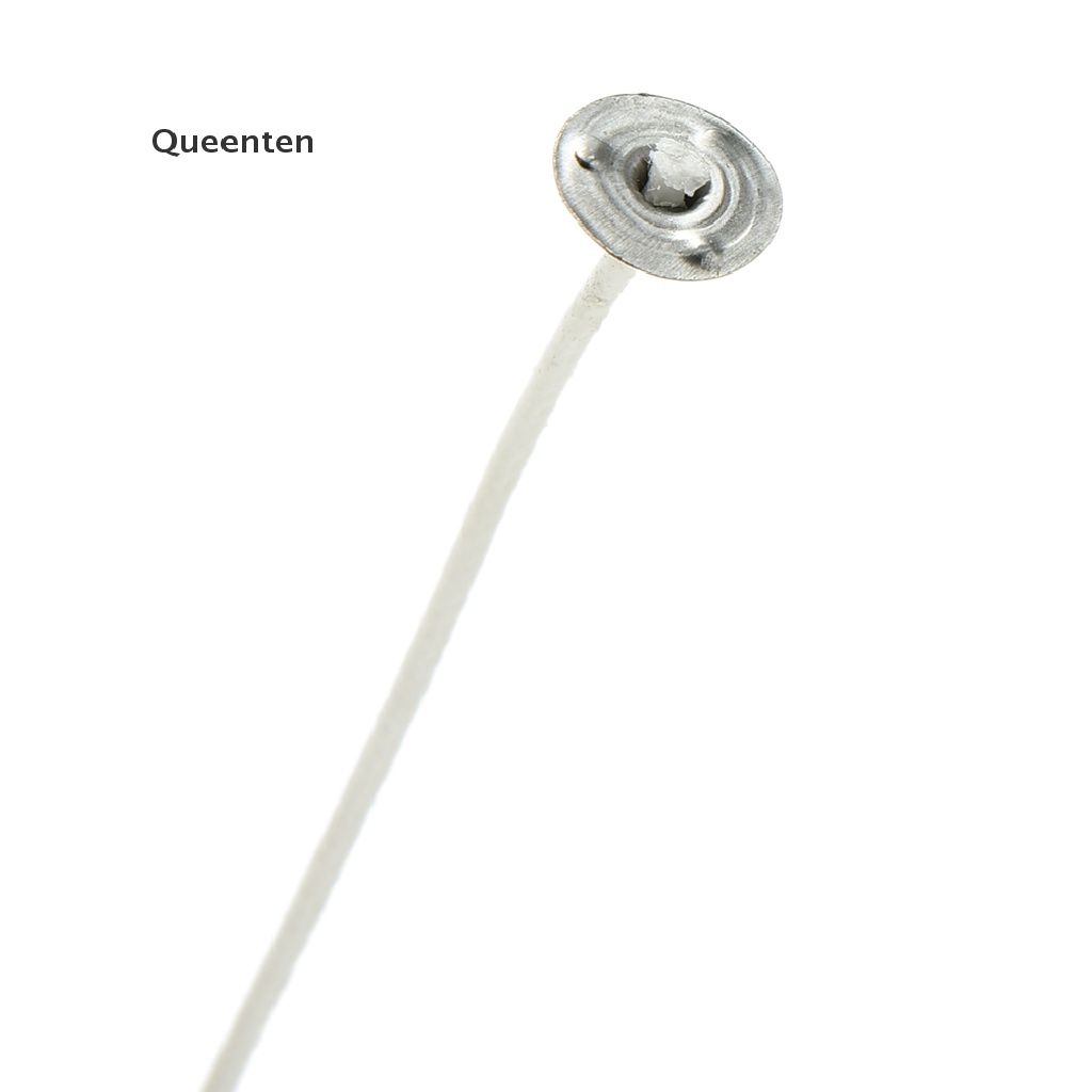 Queenten 100Pcs Five Sizes 8/10/12/15/20 cm Candle Sustainers Cotton Core Wicks For DIY QT