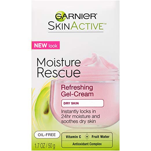 Kem dưỡng ẩm cho da mặt khô Garnier SkinActive Moisture Rescue Face Moisturizer For Dry Skin 50g (Mỹ)