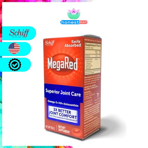 Viên uống bổ khớp xương Schiff MegaRed Joint Care 60 viên